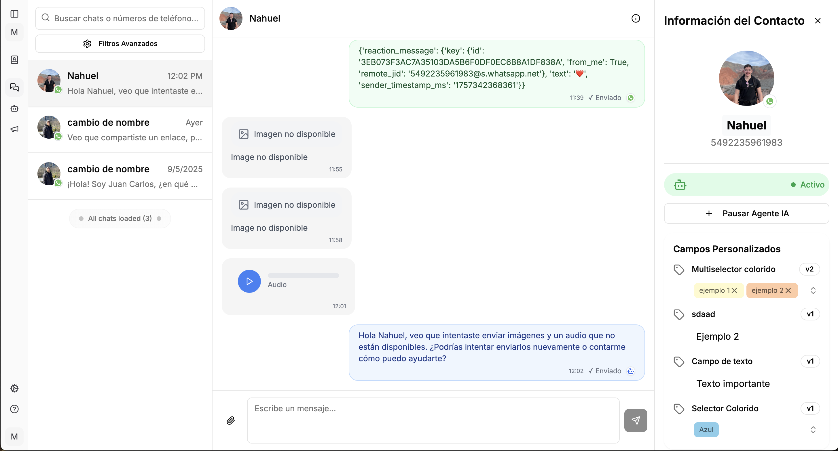 Chat platform light