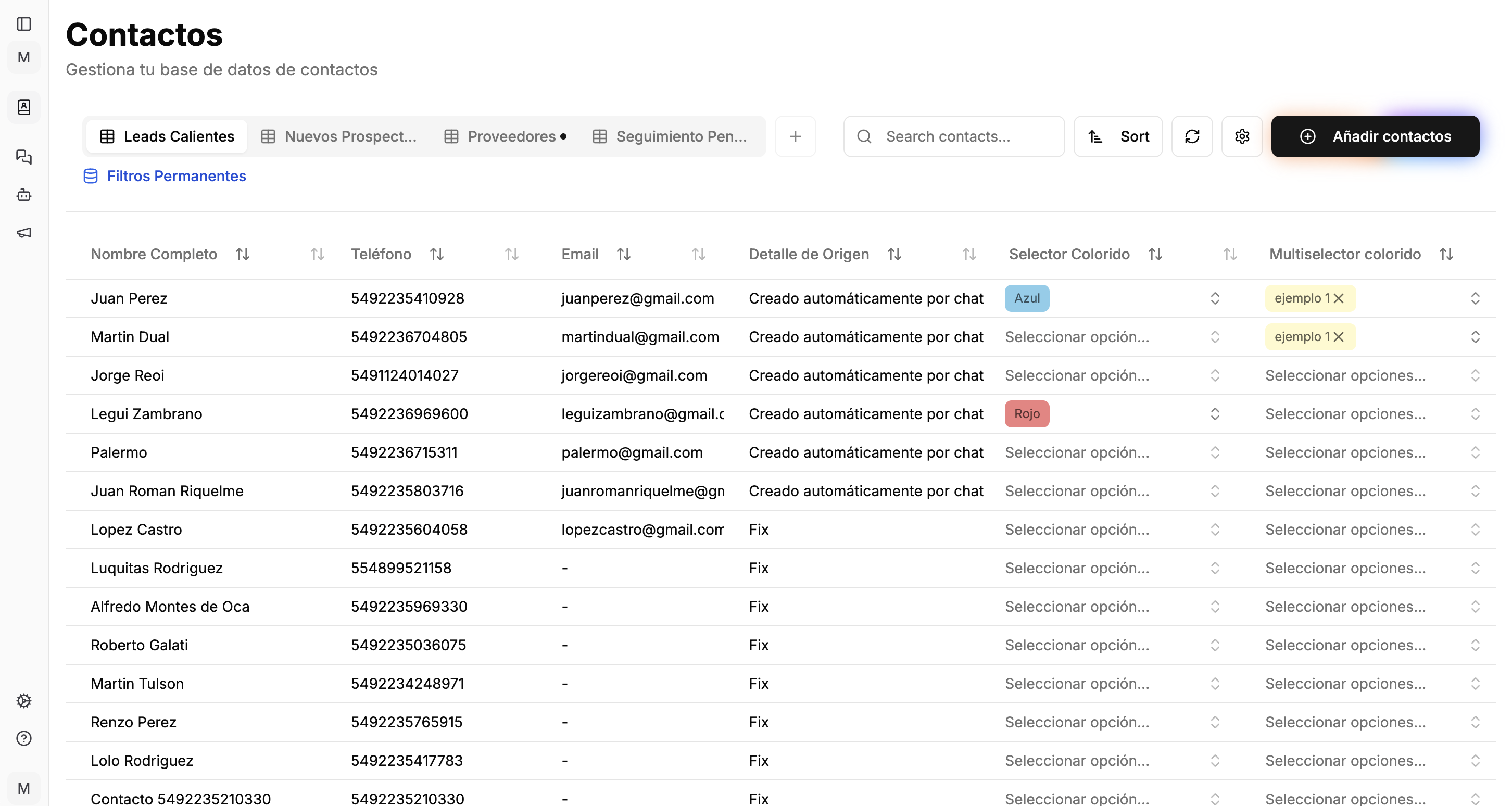 CRM platform dark